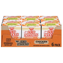 Nissin Cup Noodles The Original Cup Noodles Chicken Flavor - 6 PK