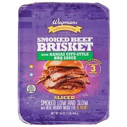 Wegmans Smoked Beef Brisket with Kansas City-Style BBQ Sauce