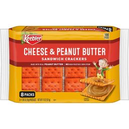 Keebler Sandwich Crackers, Cheese and Peanut Butter
