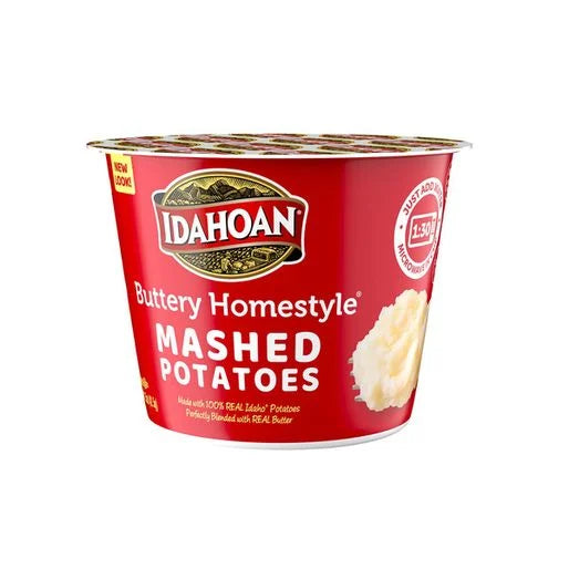 Idahoan® Buttery Homestyle Mashed Potatoes Cup.