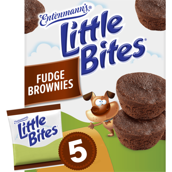 Entenmann's Little Bites, 5 packs, Chocolate Fudge Mini Brownies