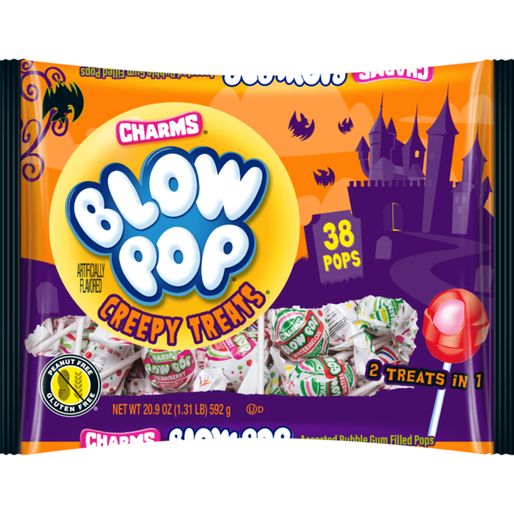 Charms Blow Pops Assorted Bubble Gum Filled Pops