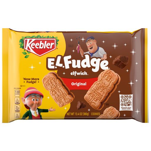 Keebler E.L. Fudge Elfwich Cookies, Stuffed with Crème Filling