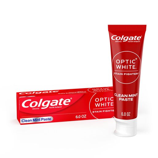 Colgate Stain Fighter Teeth Whitening Toothpaste, Clean Mint
