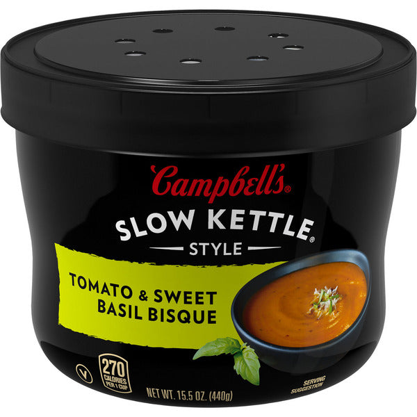 Campbell's Slow Kettle Tomato & Sweet Basil Bisque.
