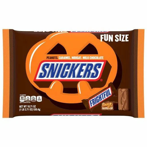 Snickers Halloween Candy Bars, Fun Size.