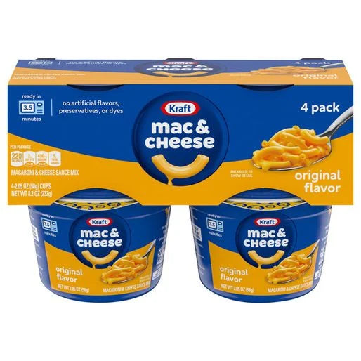 Kraft Original Flavor Mac & Cheese.