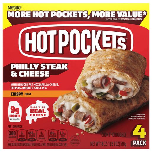 Hot Pockets Philly Steak & Cheese Sandwich